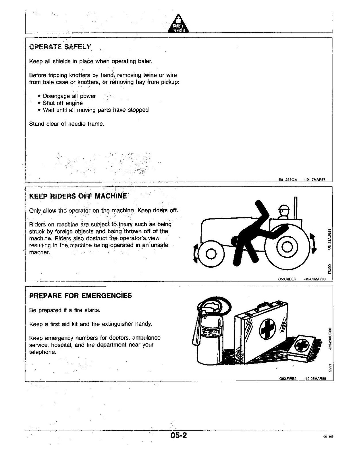 MANUEL D'UTILISATION DE LA PRESSE À PRESSES JOHN DEERE 468 #1 