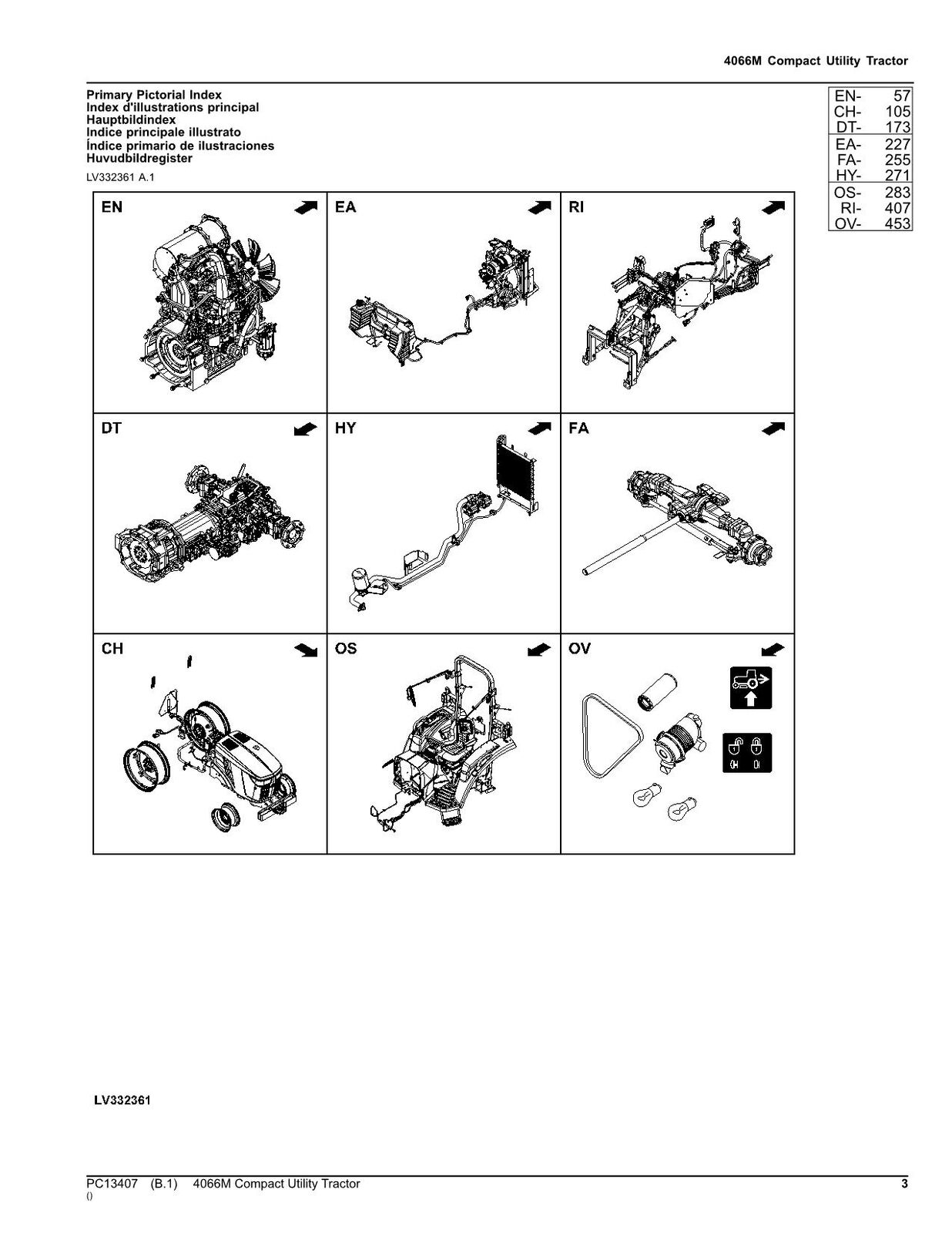 MANUEL DU CATALOGUE DES PIÈCES DU TRACTEUR JOHN DEERE 4066M #3