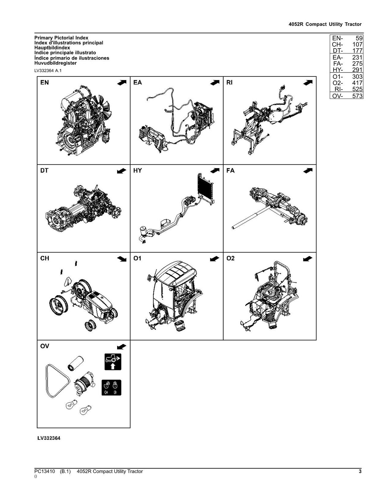 MANUEL DU CATALOGUE DES PIÈCES DU TRACTEUR JOHN DEERE 4052R #2