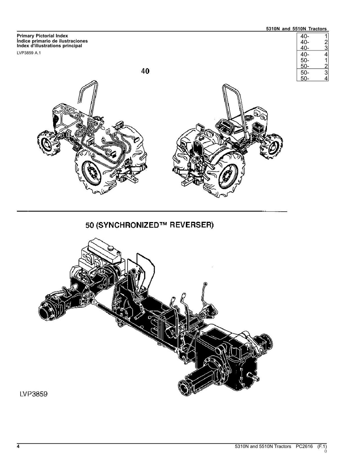 JOHN DEERE 5310N  5510N TRACTOR PARTS CATALOG MANUAL