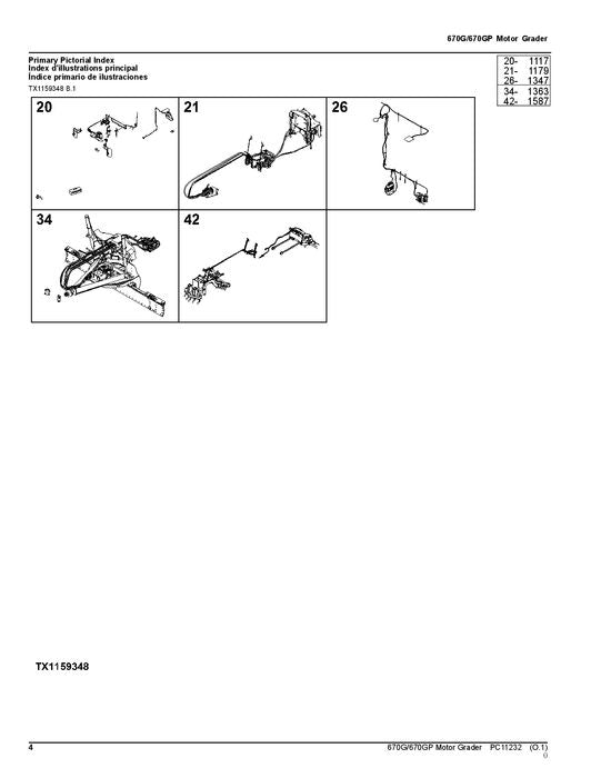 MANUEL DU CATALOGUE DES PIÈCES DE LA NIVELEUSE JOHN DEERE 670G #2