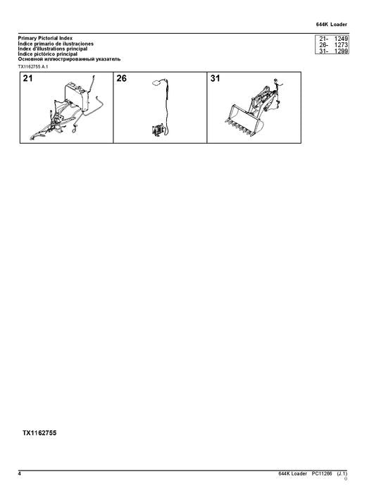 MANUEL DU CATALOGUE DES PIÈCES DE RECHANGE DU CHARGEUR JOHN DEERE 724K #4