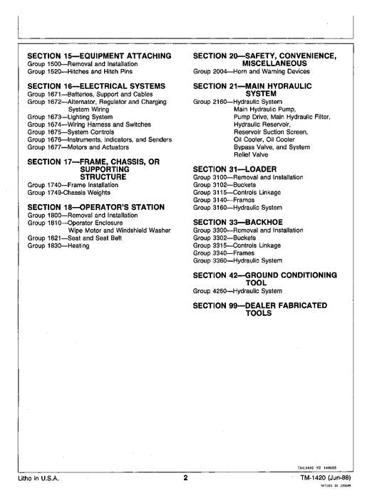 JOHN DEERE 210C 310C 315C 315CH BACKHOE REPAIR SERVICE MANUAL