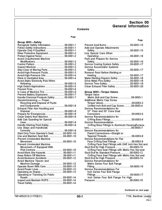 JONH DEERE 710L BACKHOE LOADER REPAIR SERVICE MANUAL #2