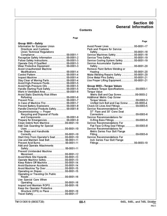 MANUEL D'ENTRETIEN ET DE RÉPARATION DES DÉBUSQUEUSES JOHN DEERE 640L 648L 748L #2