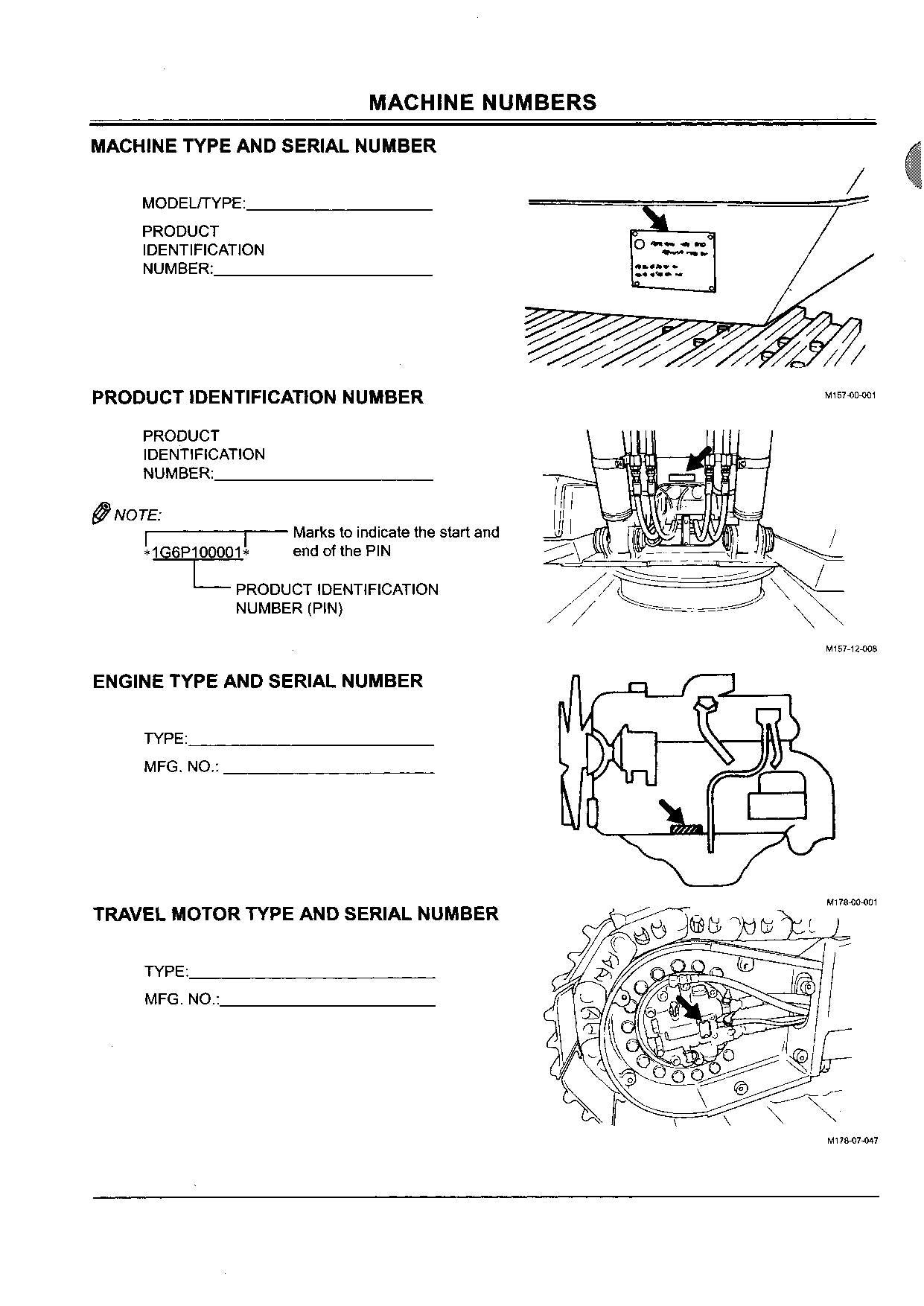 HITACHI ZAXIS ZX 200 EXCAVATOR OPERATORS MANUAL EM1G611