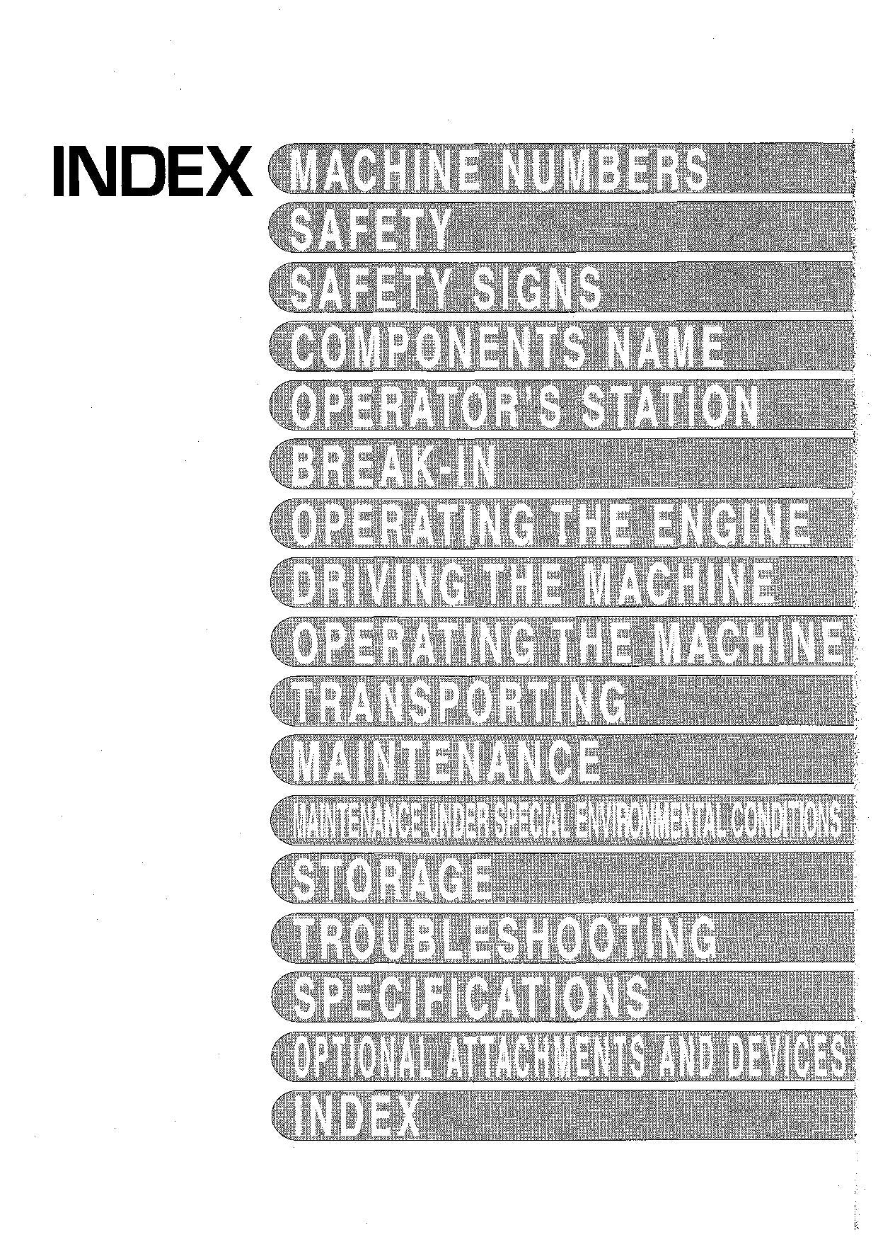 HITACHI ZAXIS ZX 200 EXCAVATOR OPERATORS MANUAL EM1G611