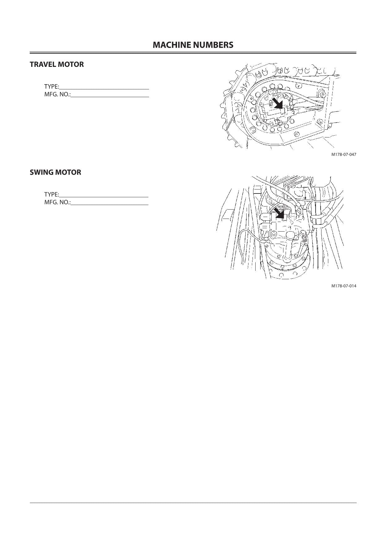 HITACHI ZAXIS ZX ZX 200-3 250LCH-3 250K-3 250LCK-3 270-3 270LC-3330-3  EXCAVATOR OPERATORS MANUAL