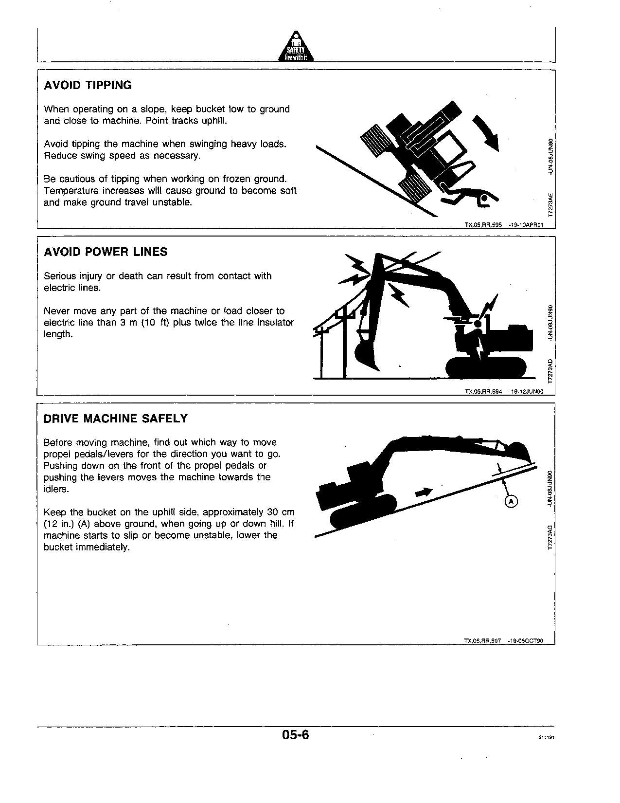 JOHN DEERE 490E EXCAVATOR OPERATORS MANUAL #1