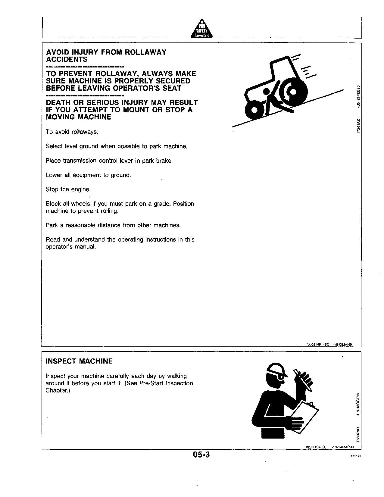 JOHN DEERE 490E EXCAVATOR OPERATORS MANUAL #1