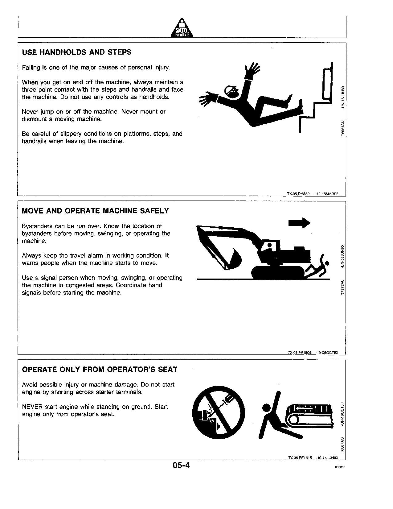 JOHN DEERE 790ELC EXCAVATOR OPERATORS MANUAL #1