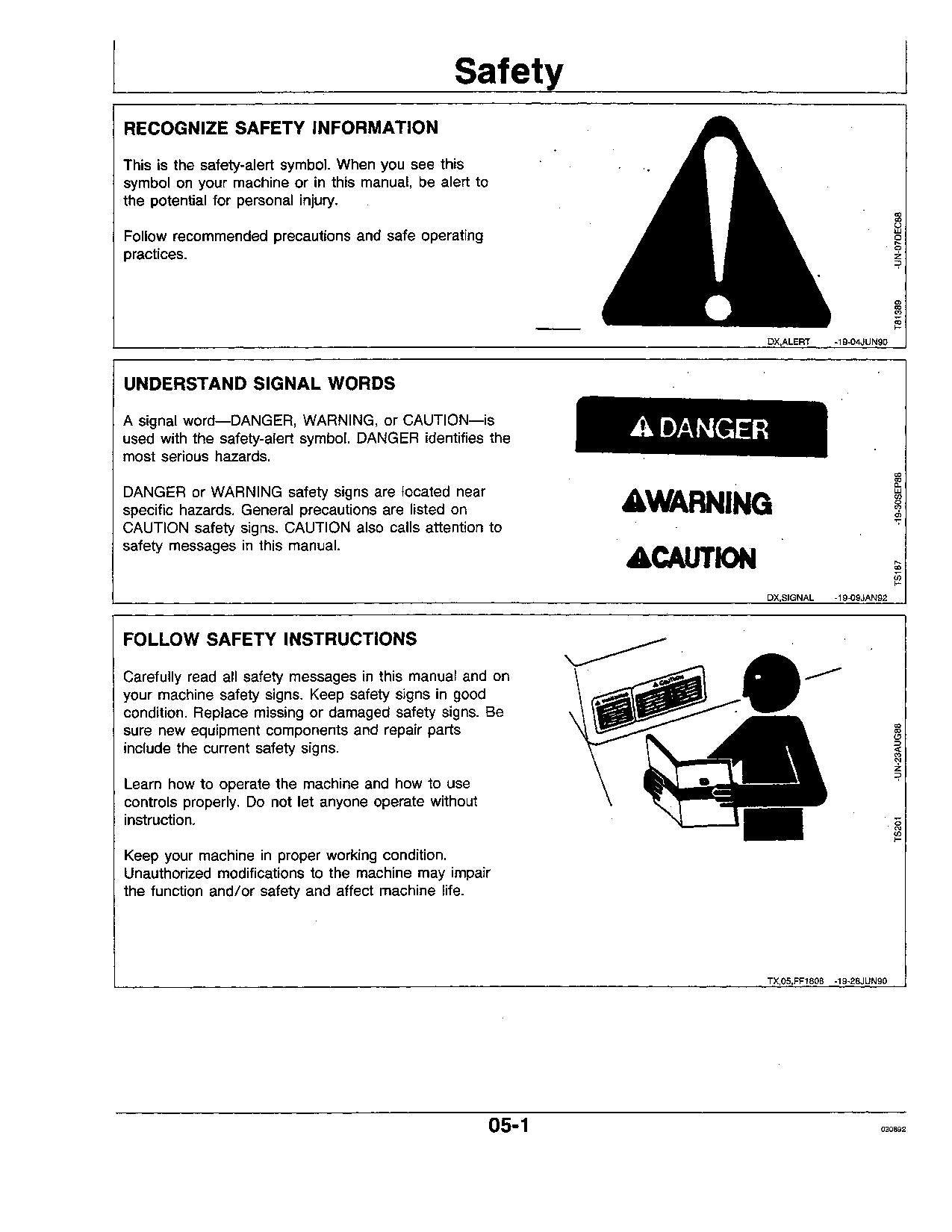 JOHN DEERE 790ELC EXCAVATOR OPERATORS MANUAL #1