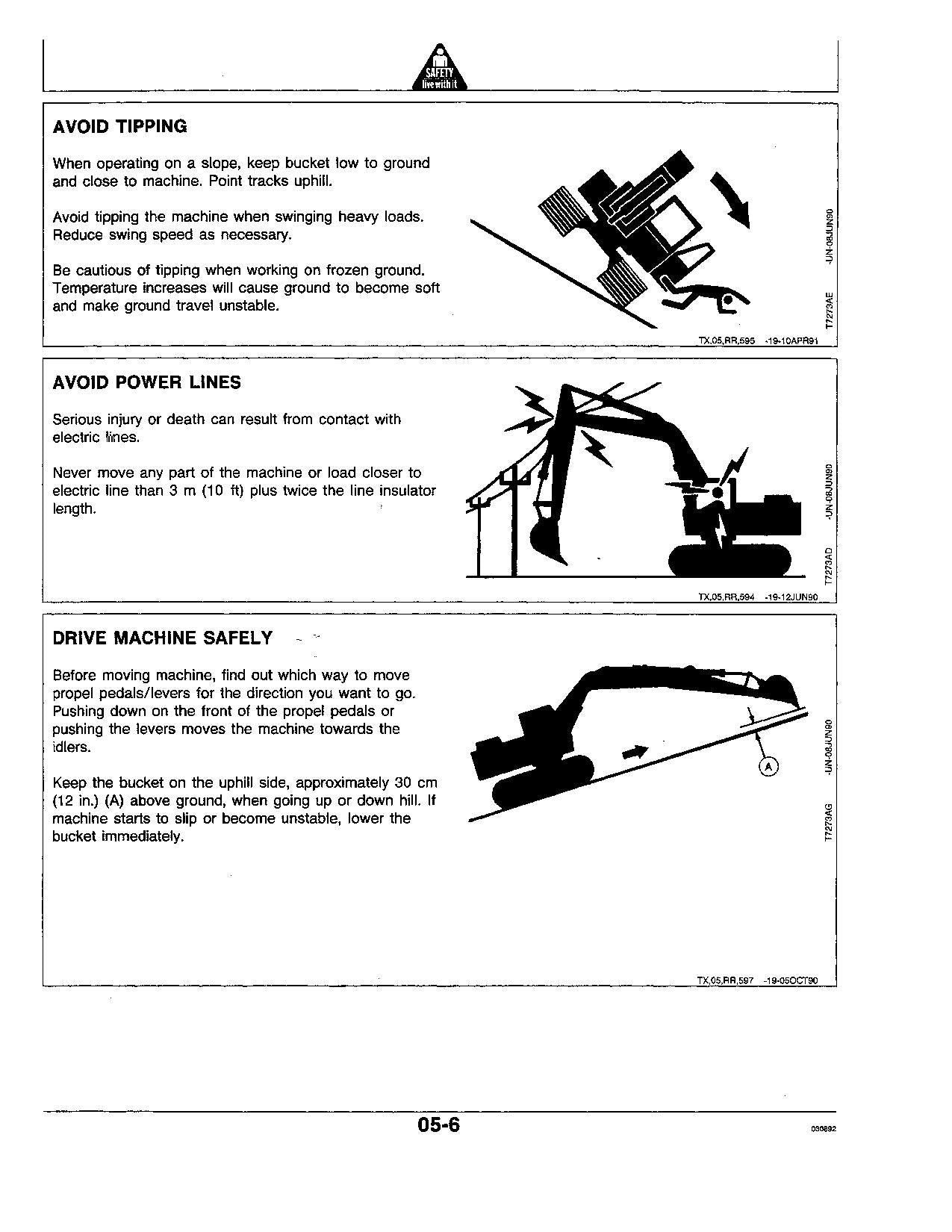 JOHN DEERE 790ELC EXCAVATOR OPERATORS MANUAL #1