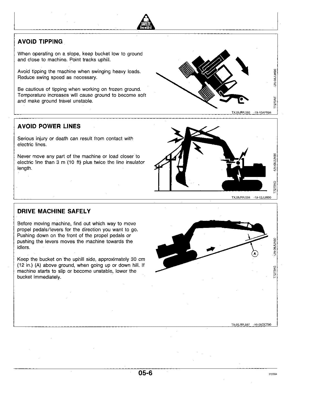 JOHN DEERE 490E EXCAVATOR OPERATORS MANUAL #2