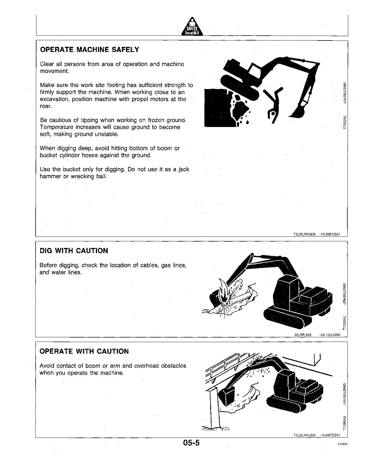 JOHN DEERE 490E EXCAVATOR OPERATORS MANUAL #2