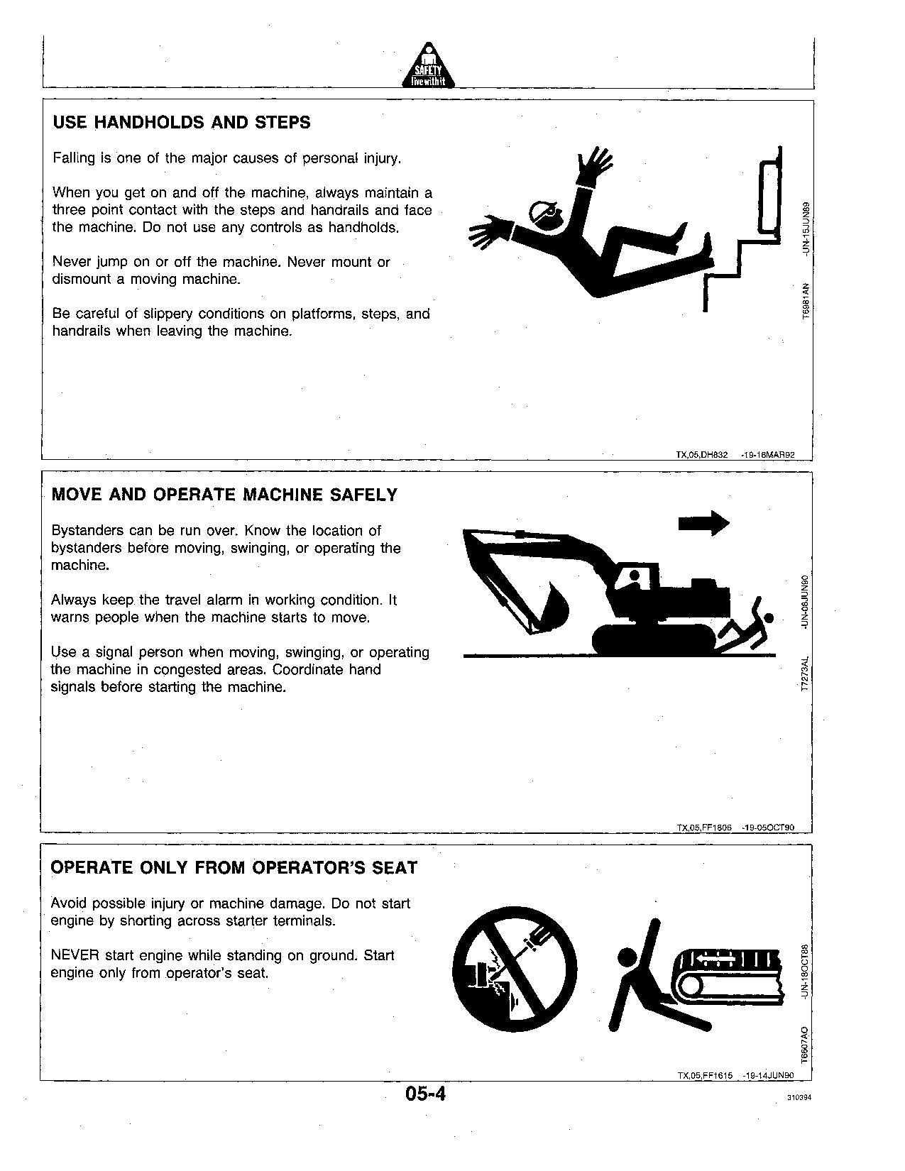 JOHN DEERE 490E EXCAVATOR OPERATORS MANUAL #2