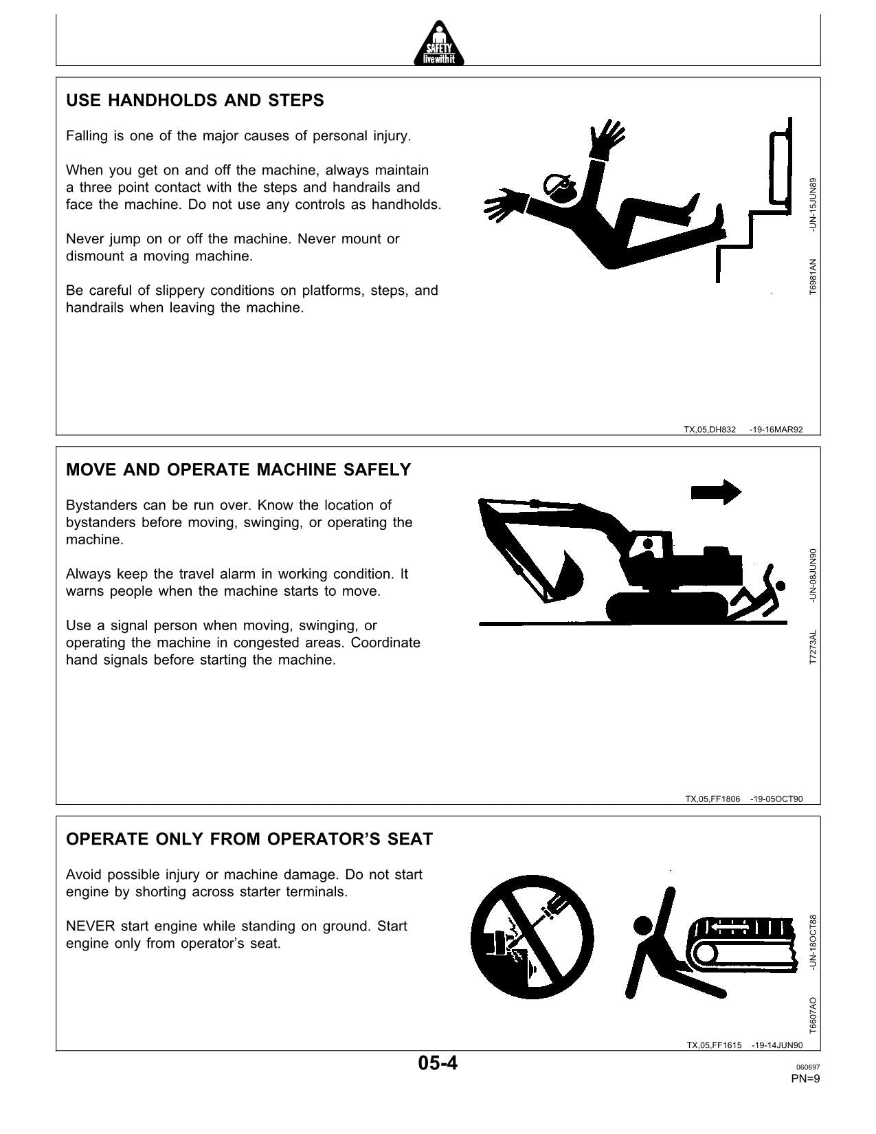 JOHN DEERE 690ELC 690E LC EXCAVATOR OPERATORS MANUAL #1