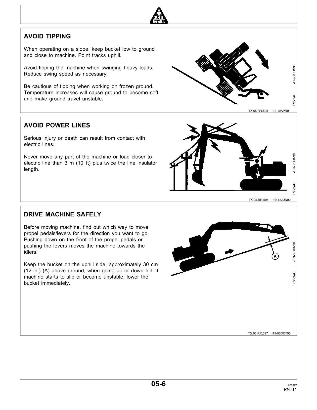 JOHN DEERE 690ELC 690E LC EXCAVATOR OPERATORS MANUAL #1