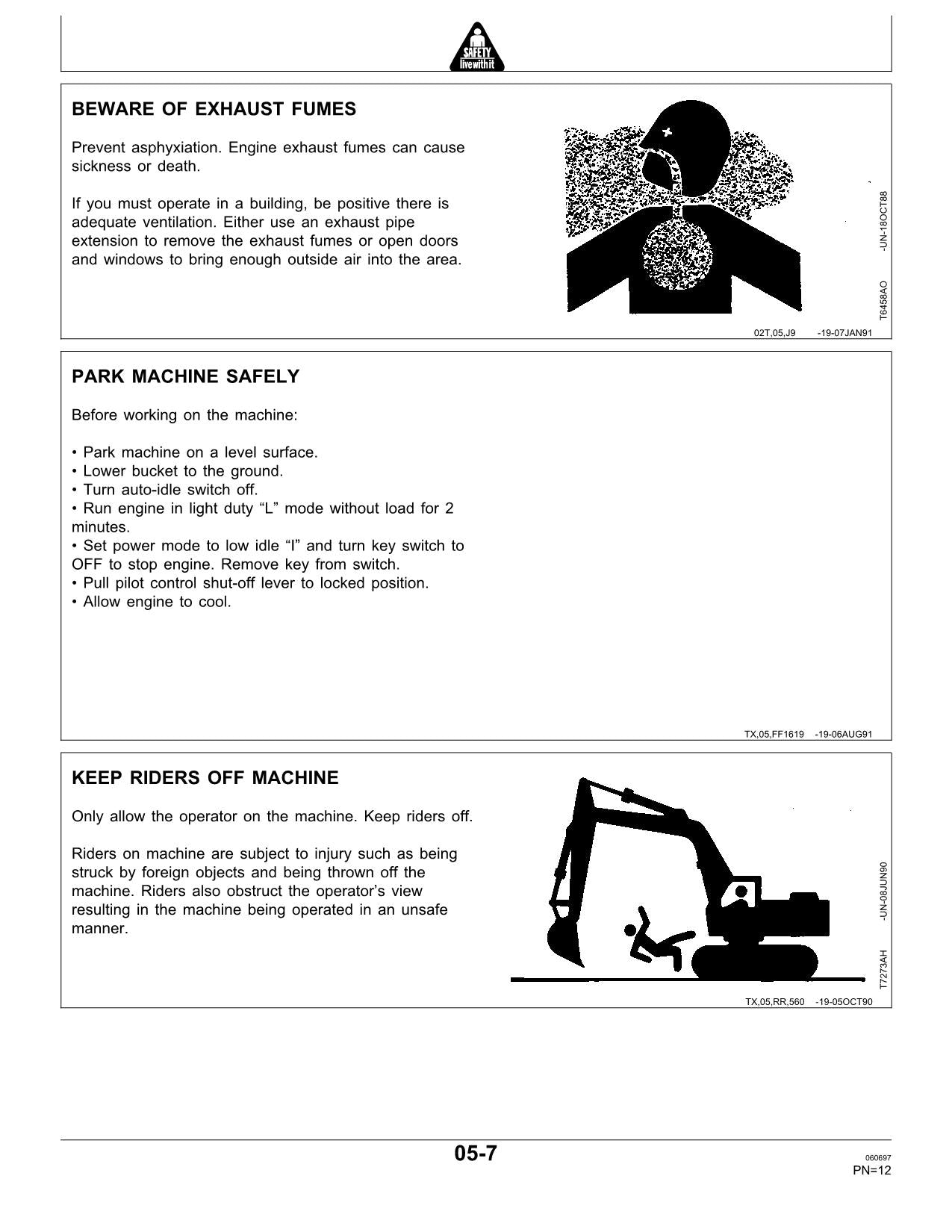 JOHN DEERE 690ELC 690E LC EXCAVATOR OPERATORS MANUAL #1