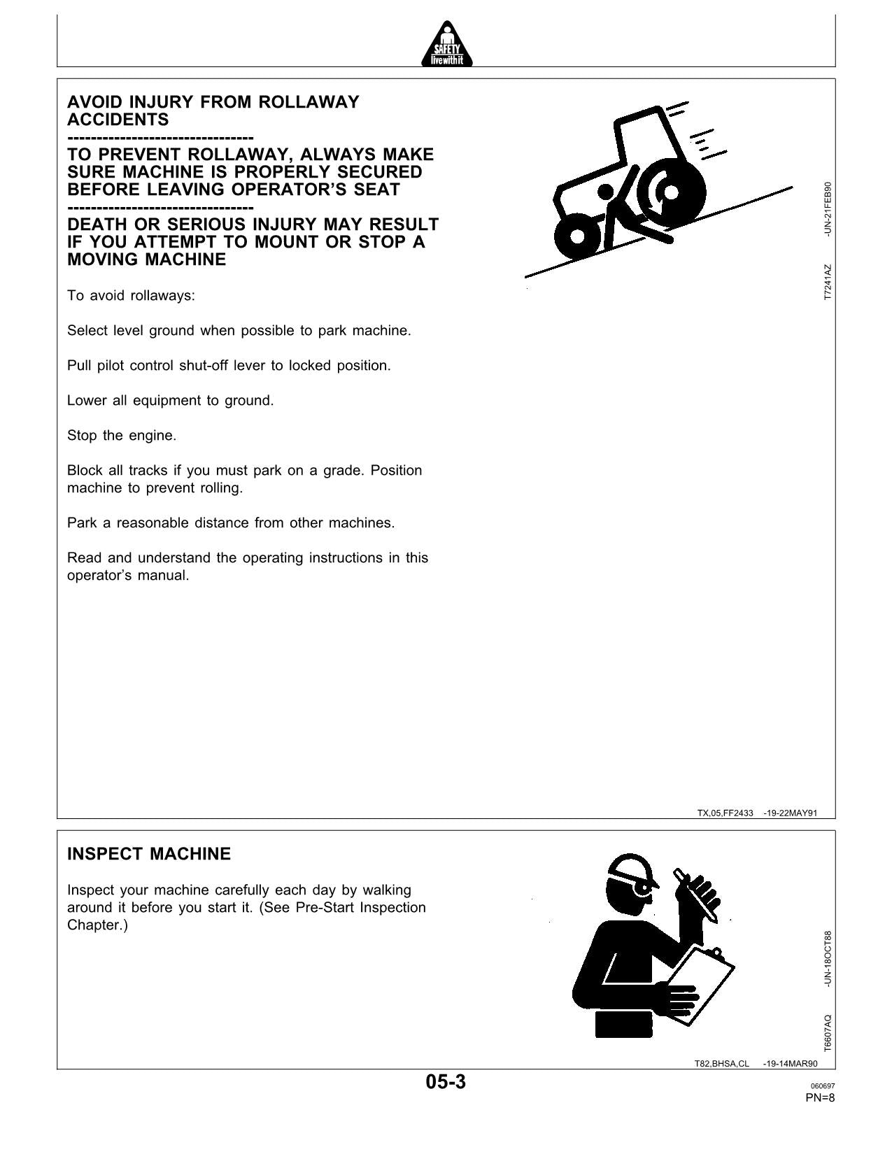 JOHN DEERE 690ELC 690E LC EXCAVATOR OPERATORS MANUAL #1