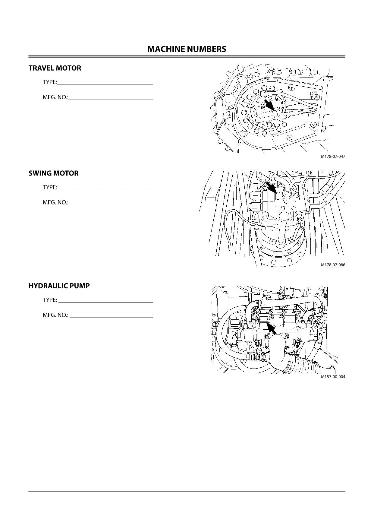 HITACHI ZAXIS ZX 120-3 180-3 200-3 270-3 330-3 BAGGER-BETRIEBSHANDBUCH Nr. 1