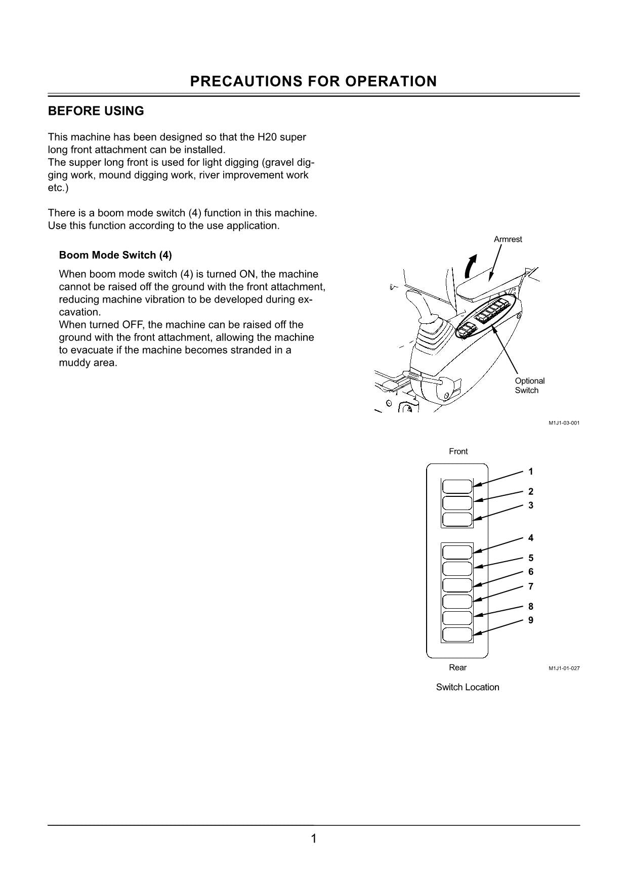 HITACHI ZAXIS ZX 450LC-3 470LCH-3 EXCAVATOR OPERATORS MANUAL