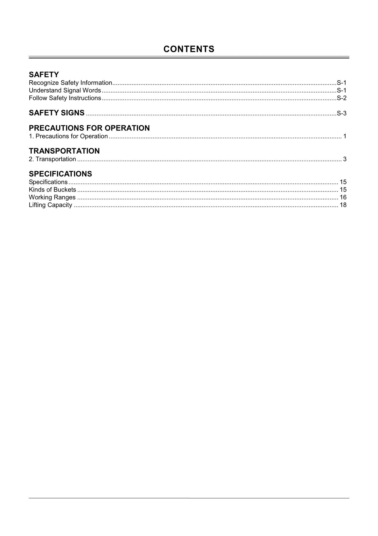 HITACHI ZAXIS ZX 200LC-3 210LC-3 EXCAVATOR OPERATORS MANUAL