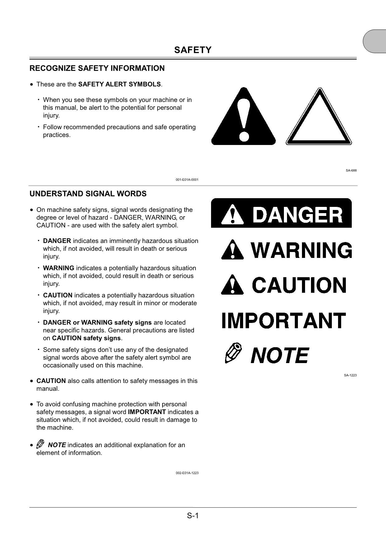 HITACHI ZAXIS ZX 200LC-3 210LC-3 EXCAVATOR OPERATORS MANUAL