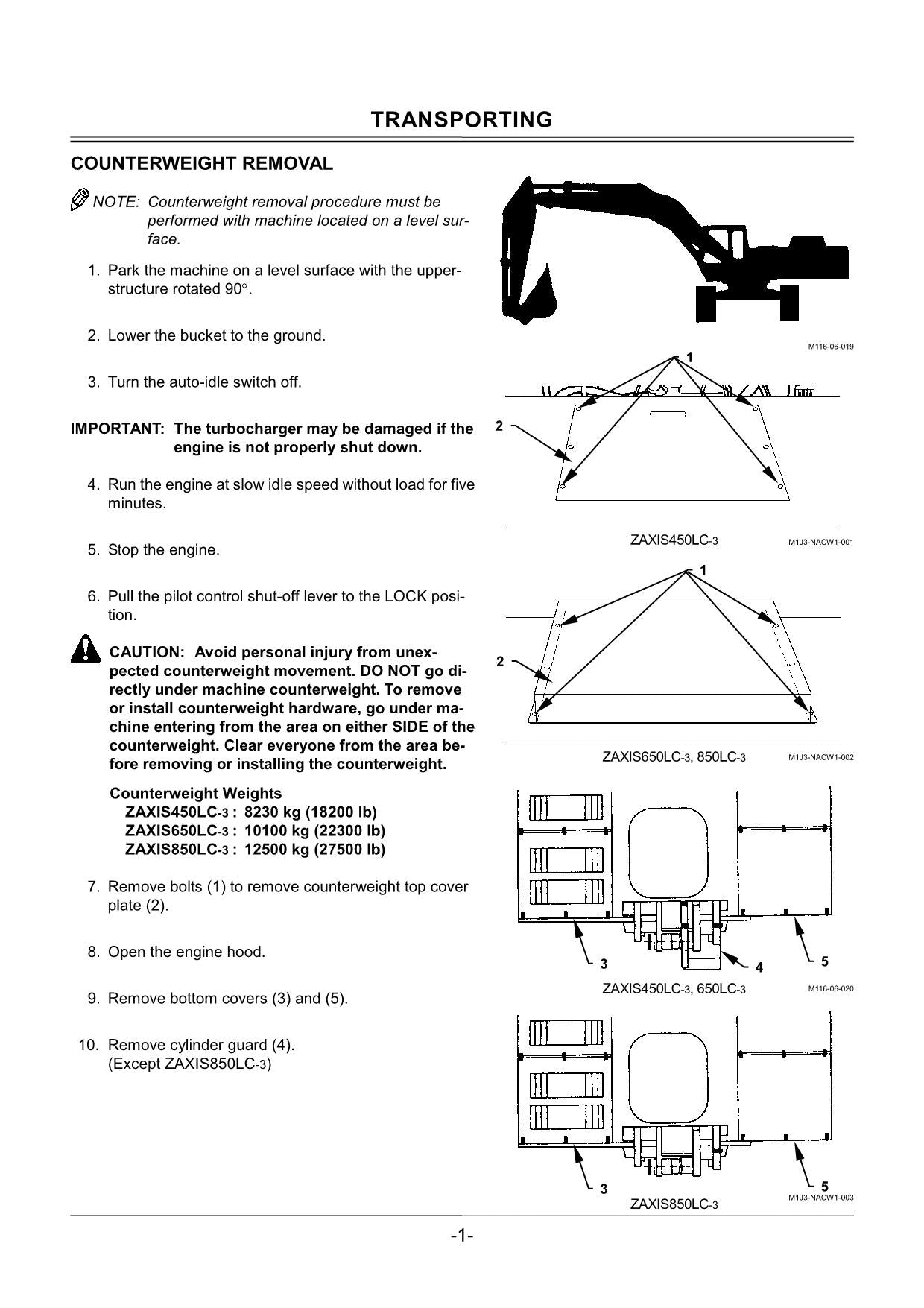 HITACHI ZAXIS ZX 450LC-3 650LC-3 850LC-3 EXCAVATOR OPERATORS MANUAL