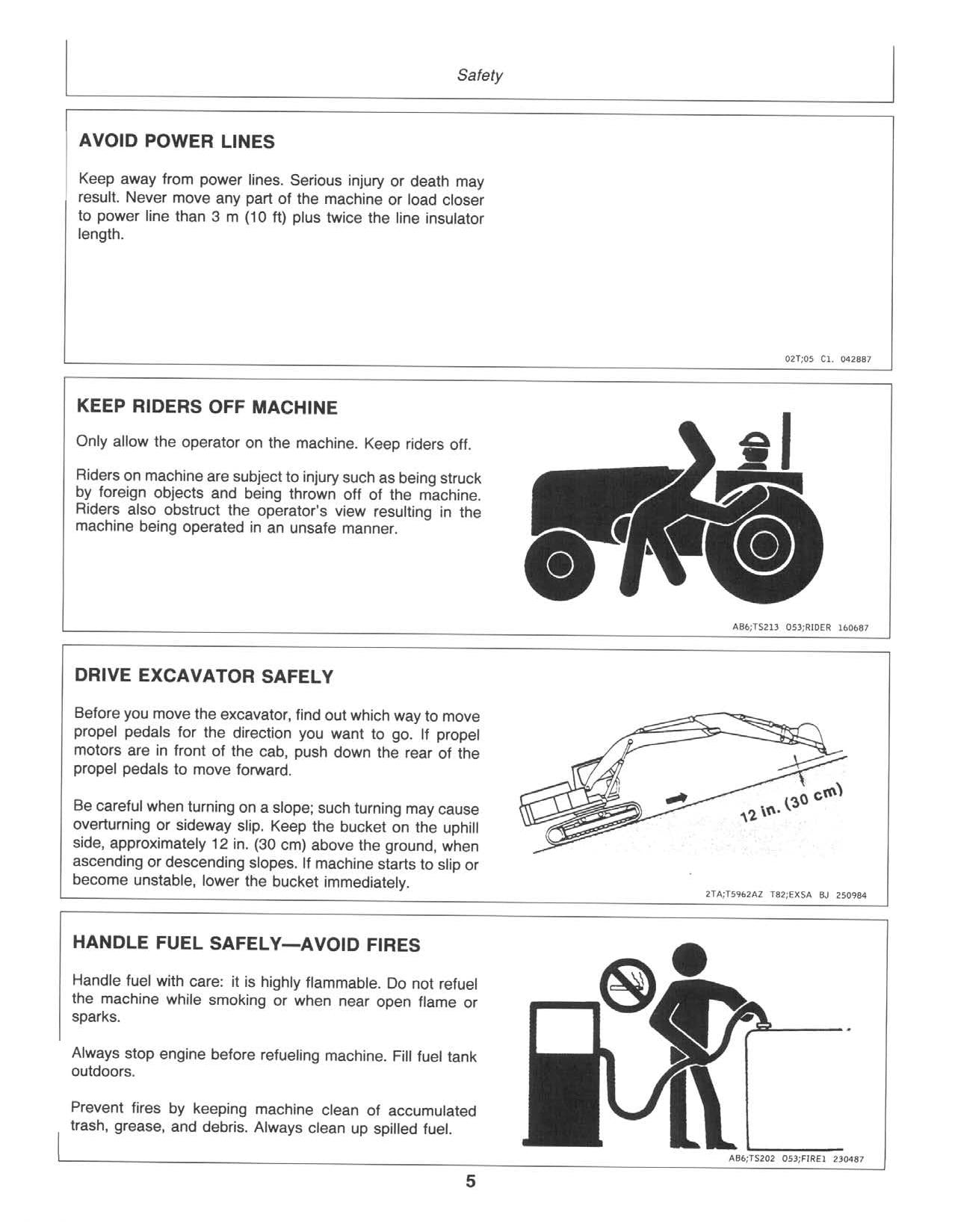 JOHN DEERE 690CR EXCAVATOR OPERATORS MANUAL