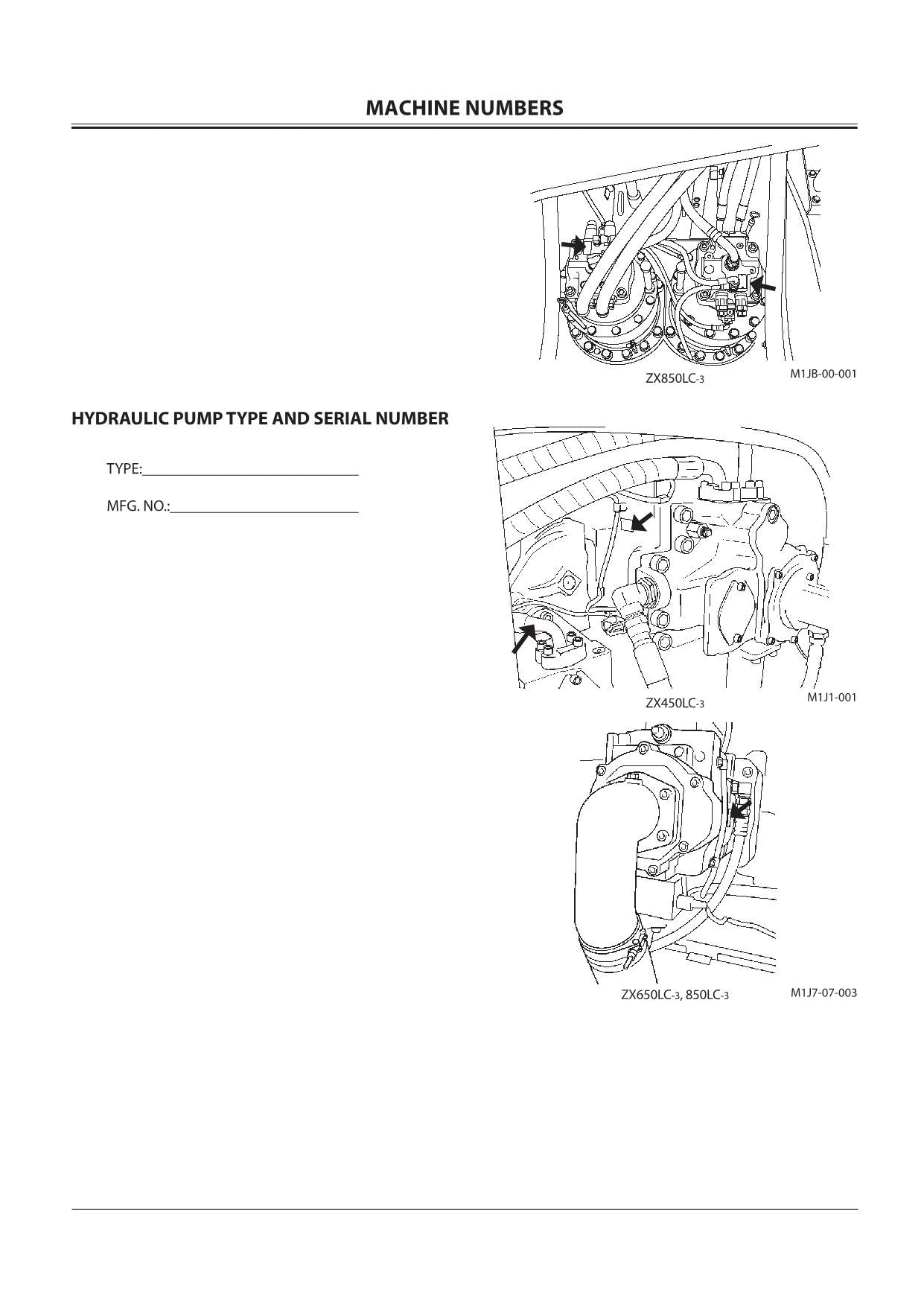 HITACHI ZAXIS ZX 450LC-3 650LC-3 850LC-3 EXCAVATOR OPERATORS MANUAL