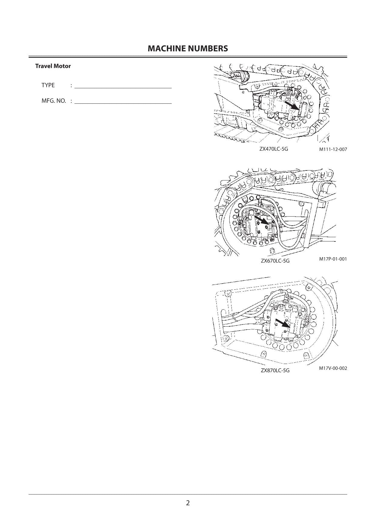 HITACHI ZAXIS ZX 35U-5N 50U-5N 60USB-5N EXCAVATOR OPERATORS MANUAL