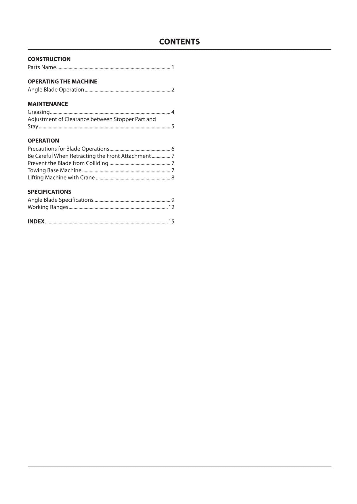 HITACHI ZAXIS ZX 50U-3 60USB-3 EXCAVATOR OPERATORS MANUAL