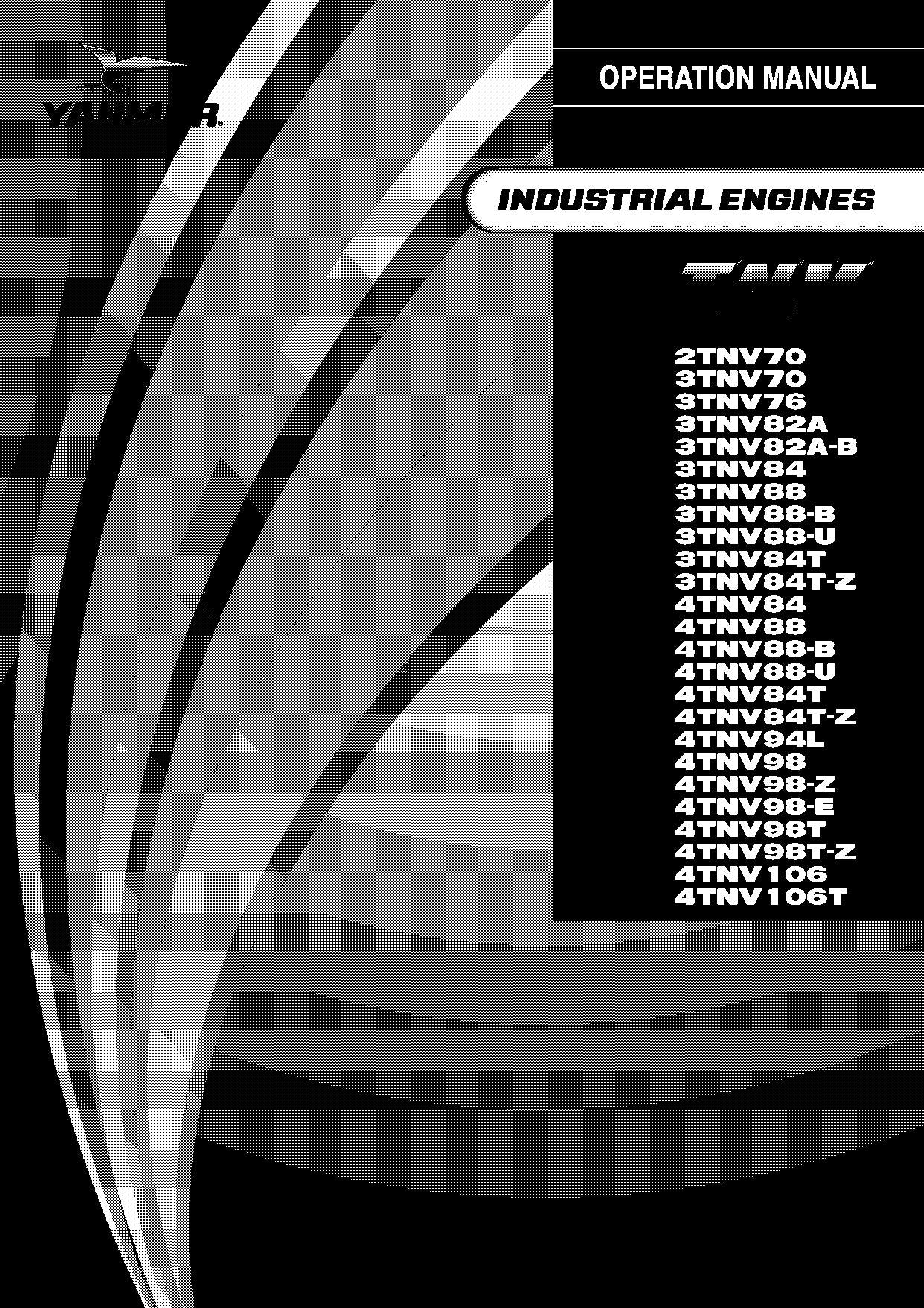 HITACHI TNV EXCAVATOR OPERATORS MANUAL