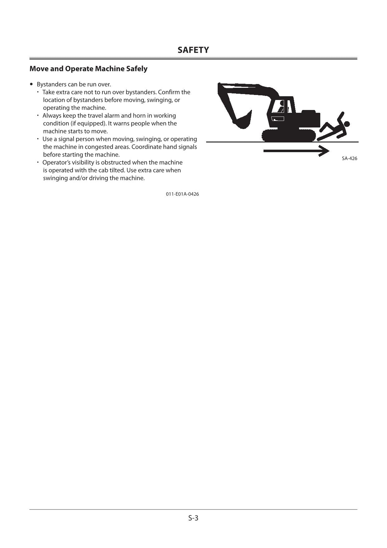 HITACHI ZAXIS ZX 470LC-5B 670LC-5B 870LC-5B EXCAVATOR OPERATORS MANUAL #2