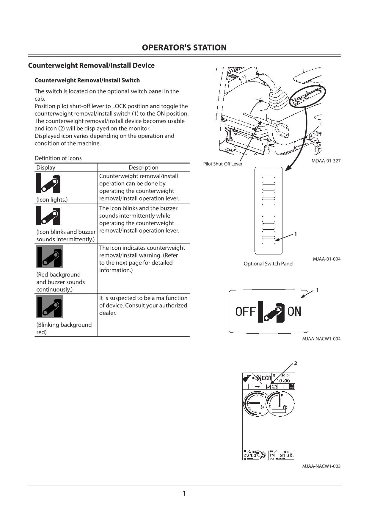 HITACHI ZAXIS ZX 470LC-5B 670LC-5B 870LC-5B EXCAVATOR OPERATORS MANUAL #2