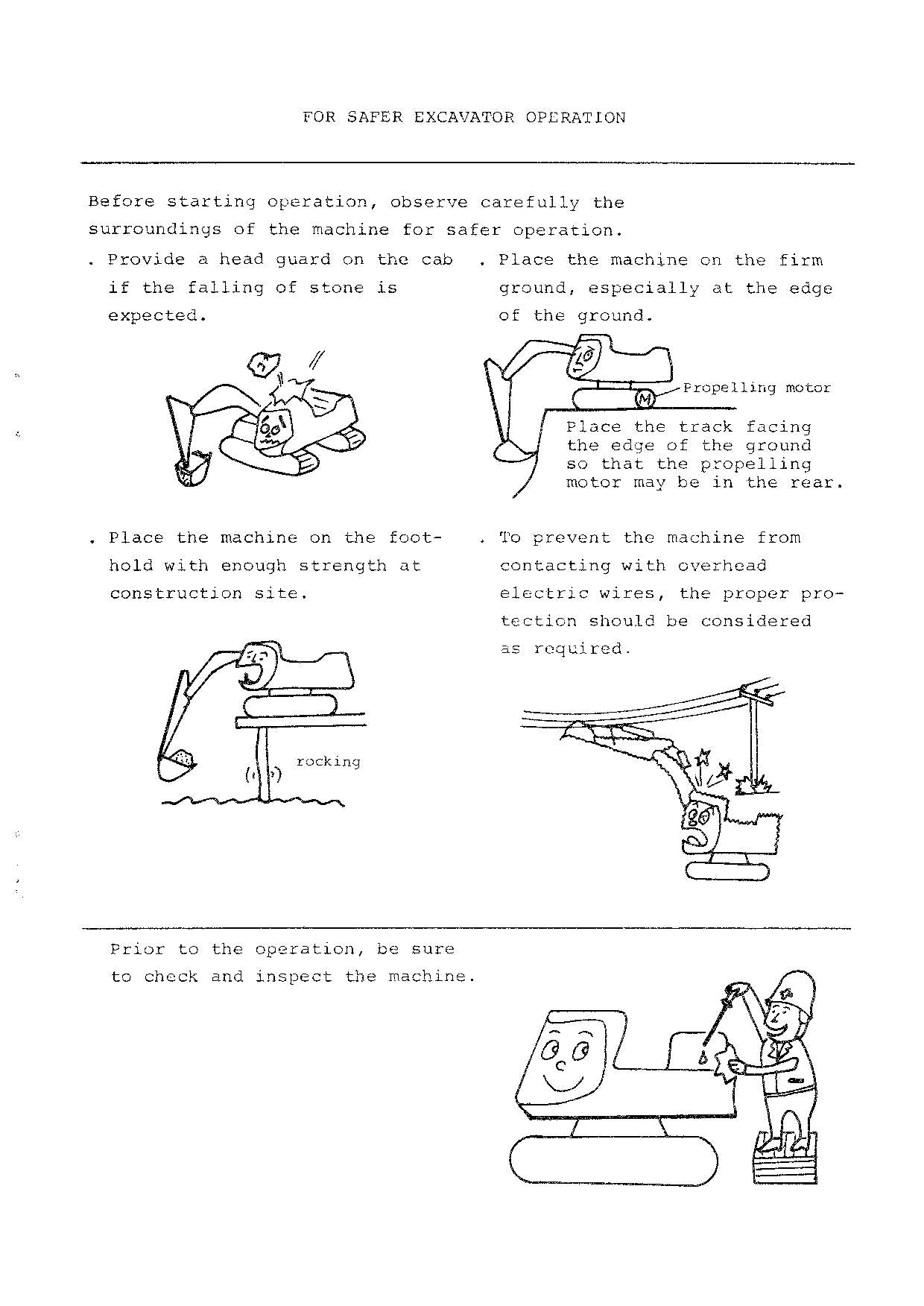 HITACHI UH052M EXCAVATOR OPERATORS MANUAL #1