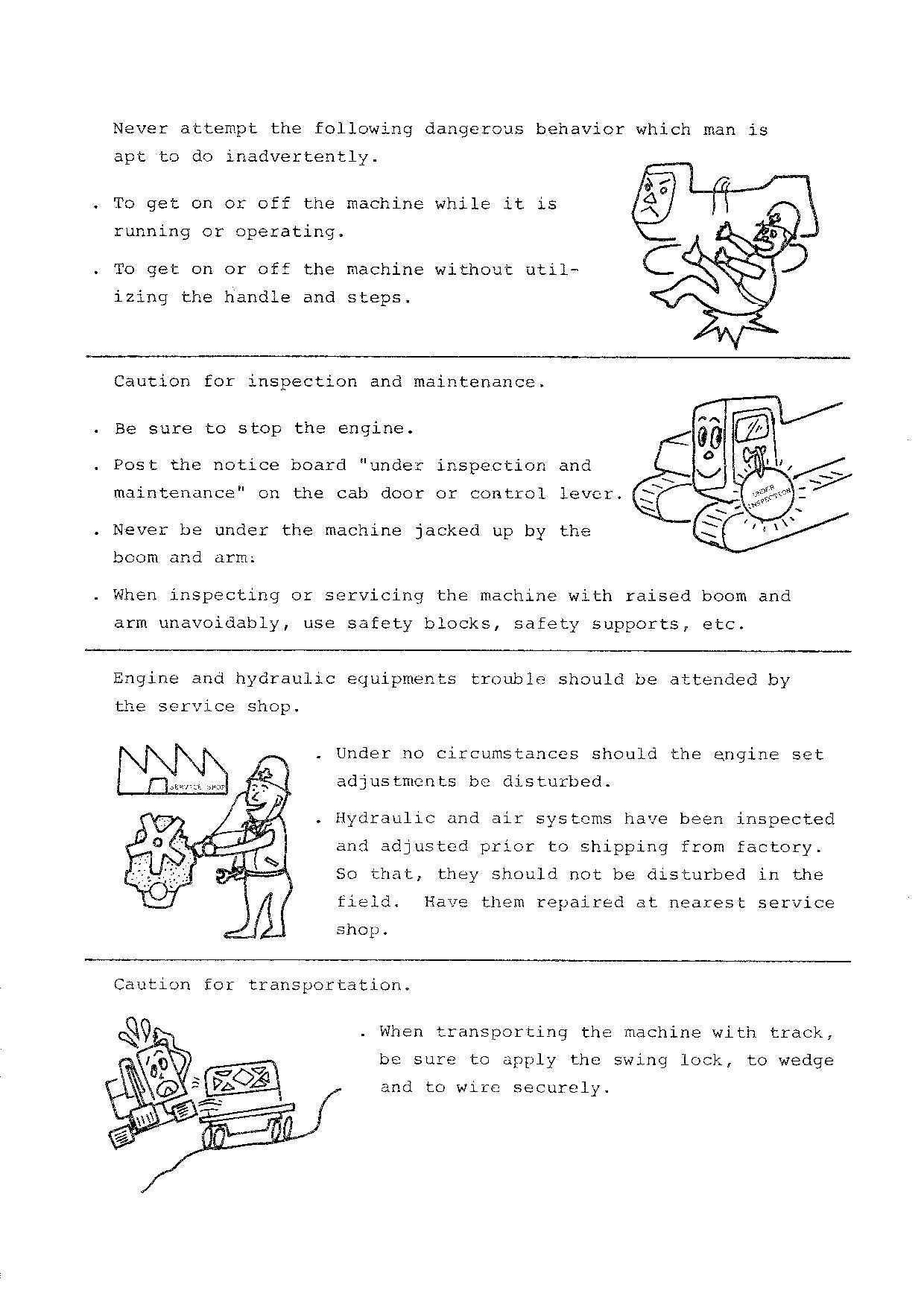 HITACHI UH052M EXCAVATOR OPERATORS MANUAL #1