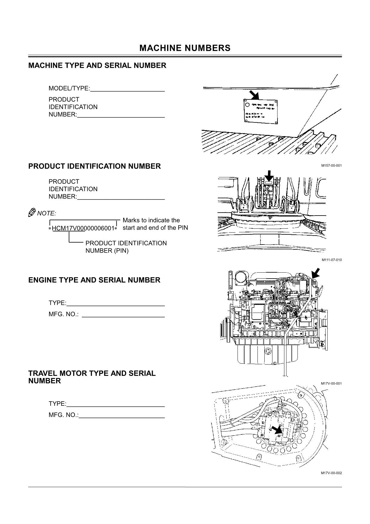 MANUEL D'UTILISATION DE L'EXCAVATRICE HITACHI ZAXIS ZX 800 850H 006001-