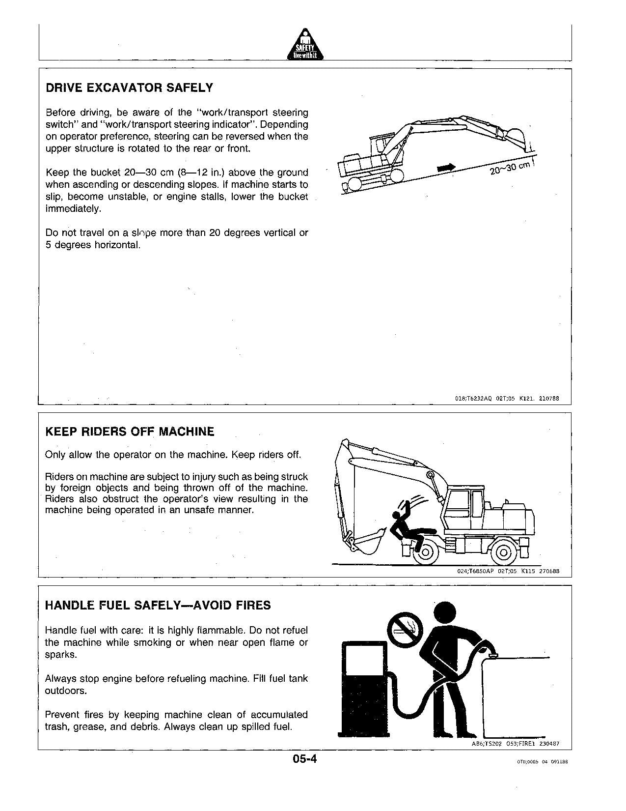 JOHN DEERE 495D BAGGER-BETRIEBSHANDBUCH