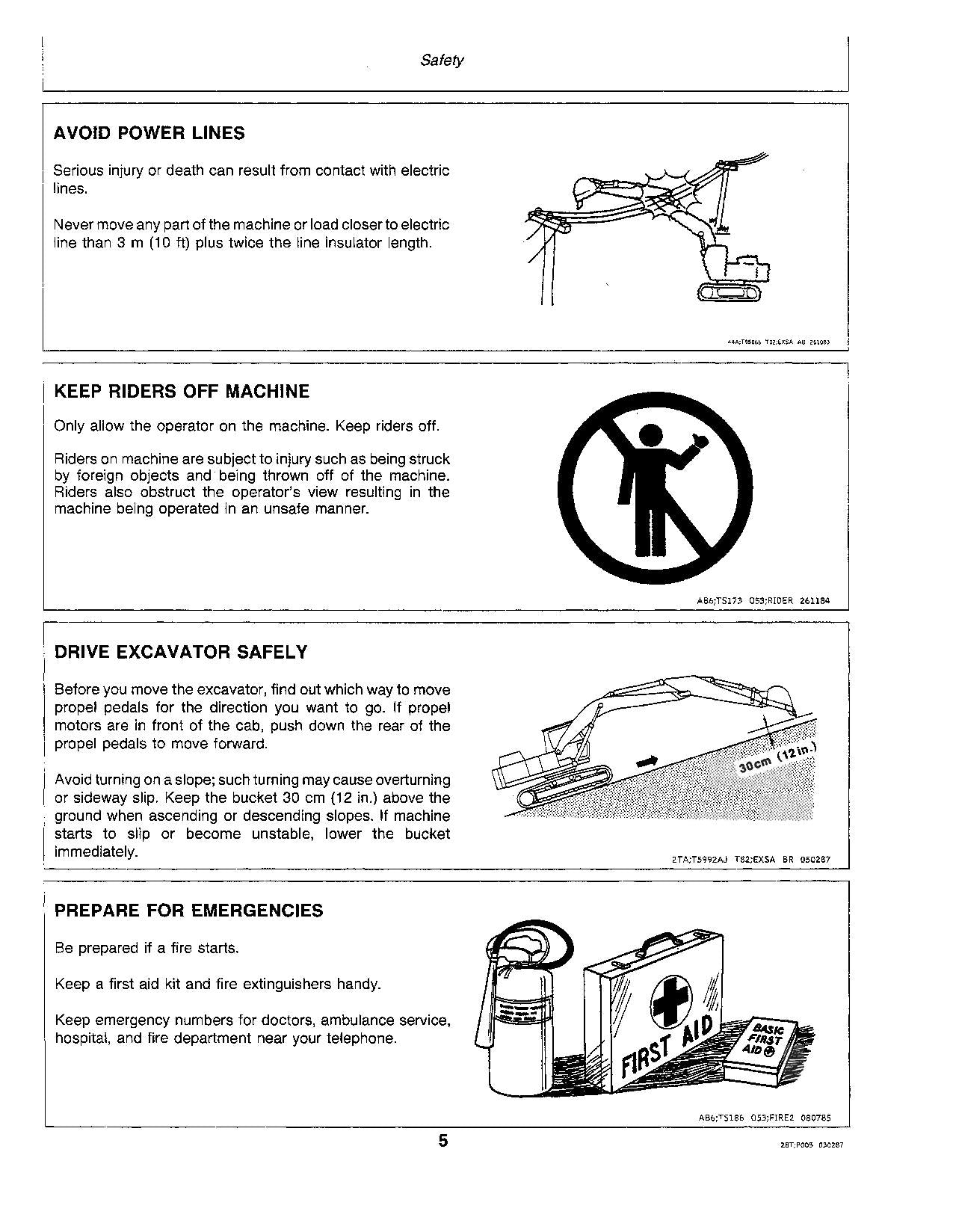 JOHN DEERE 490 EXCAVATOR OPERATORS MANUAL