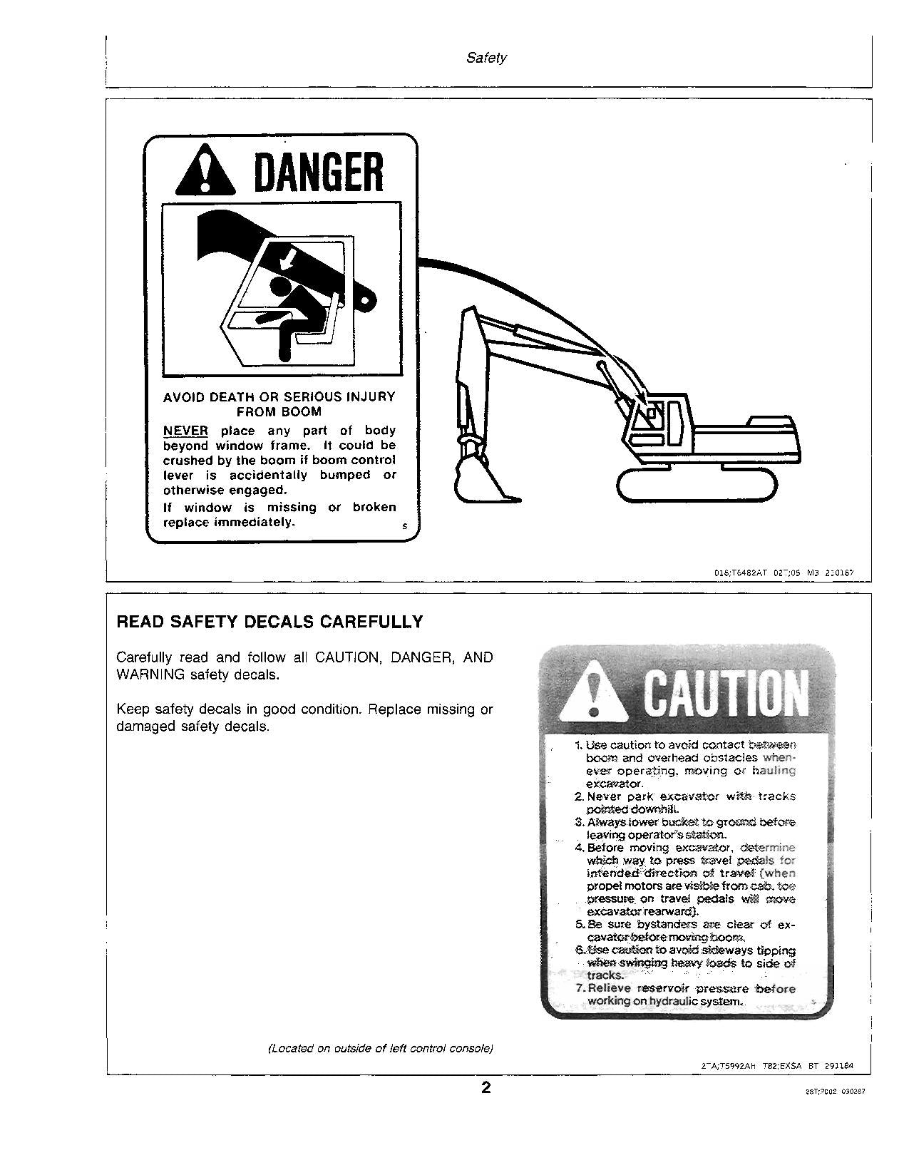 JOHN DEERE 490 EXCAVATOR OPERATORS MANUAL