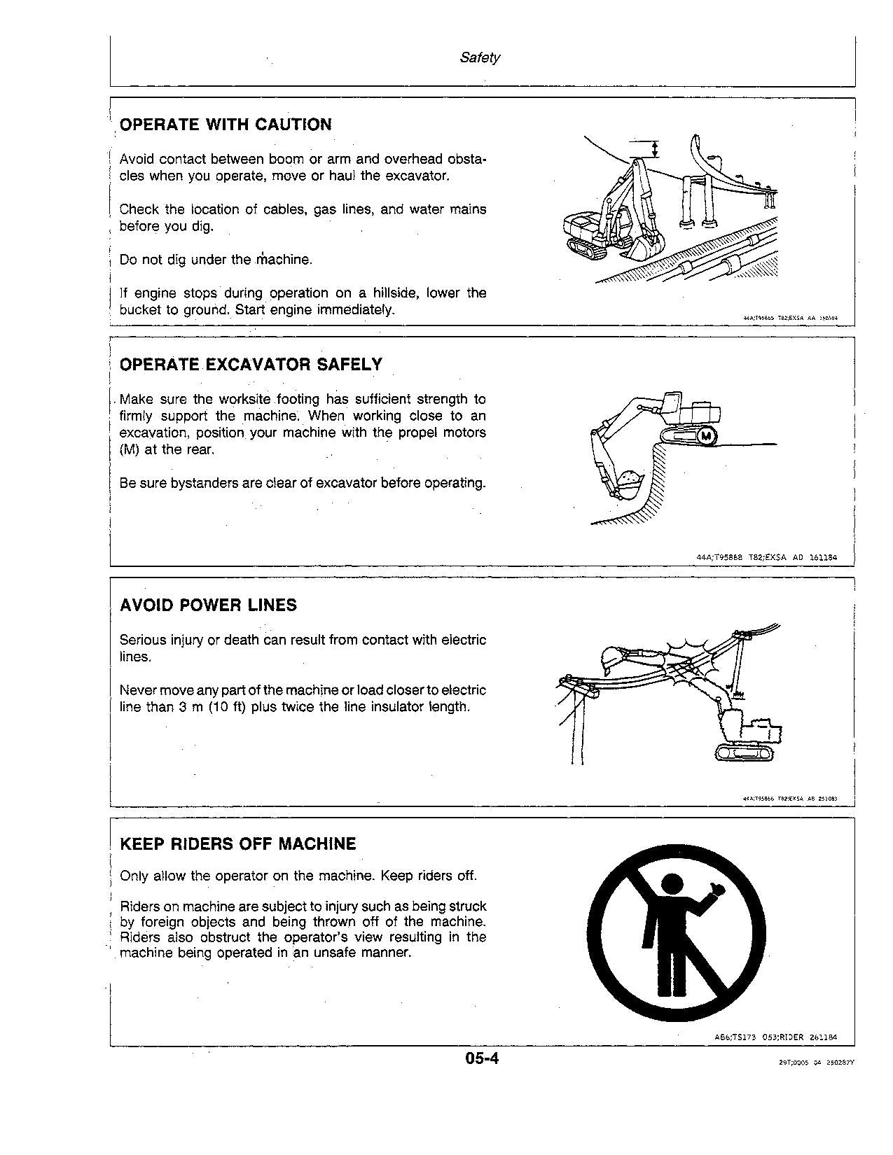 JOHN DEERE 690C EXCAVATOR OPERATORS MANUAL