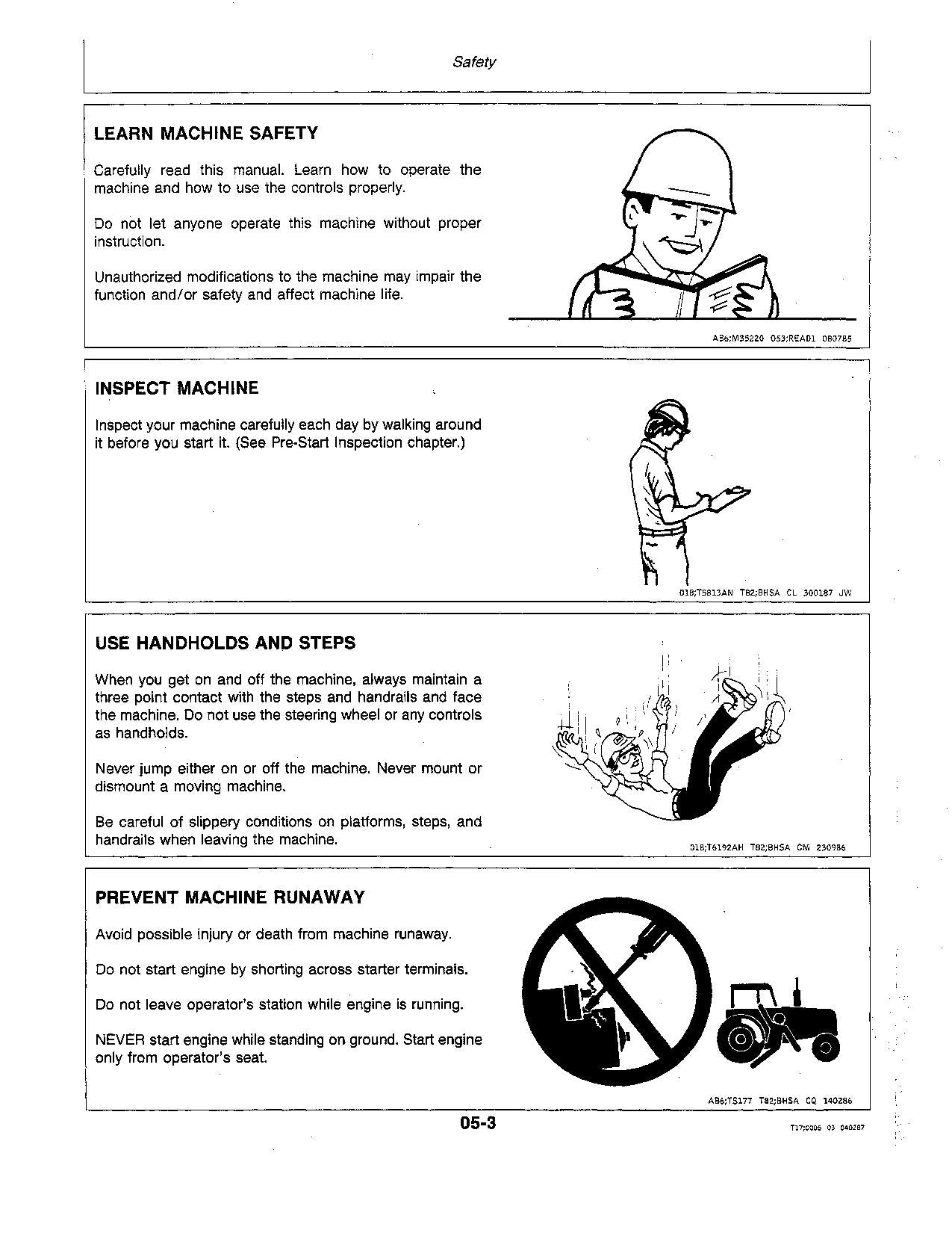 JOHN DEERE 70 EXCAVATOR OPERATORS MANUAL