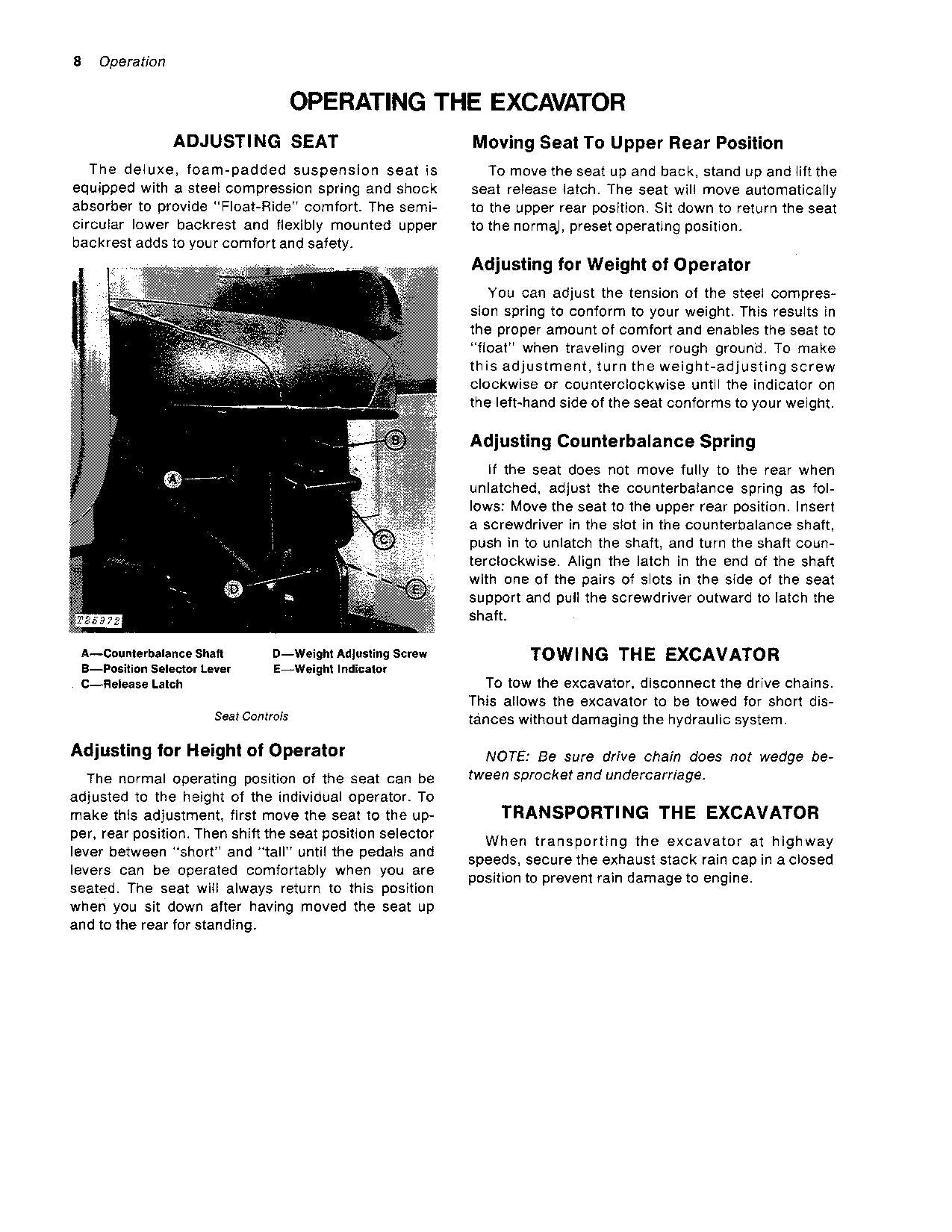 JOHN DEERE 690A EXCAVATOR OPERATORS MANUAL