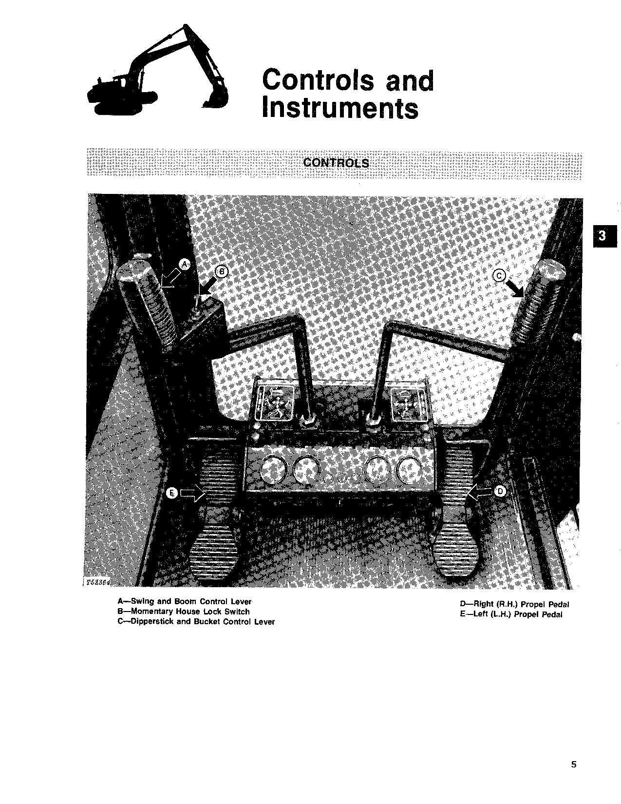 JOHN DEERE 890 EXCAVATOR OPERATORS MANUAL