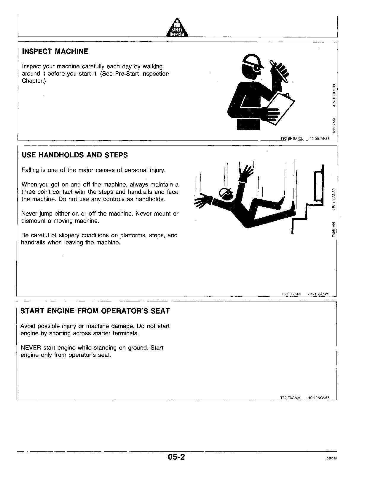 JOHN DEERE 790D 790DLC EXCAVATOR OPERATORS MANUAL