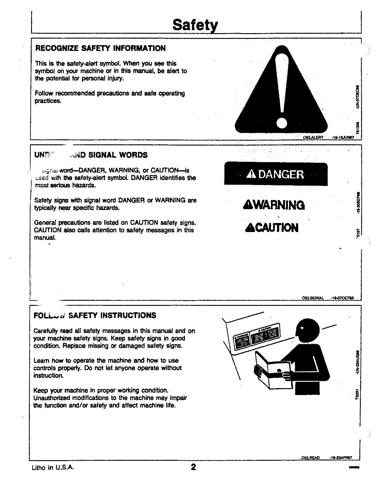 JOHN DEERE 690DR EXCAVATOR OPERATORS MANUAL