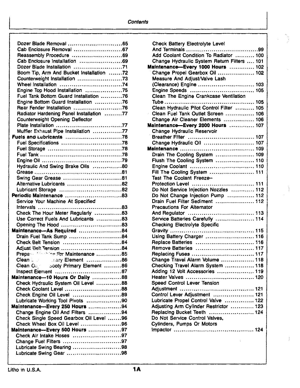 JOHN DEERE 690DR EXCAVATOR OPERATORS MANUAL