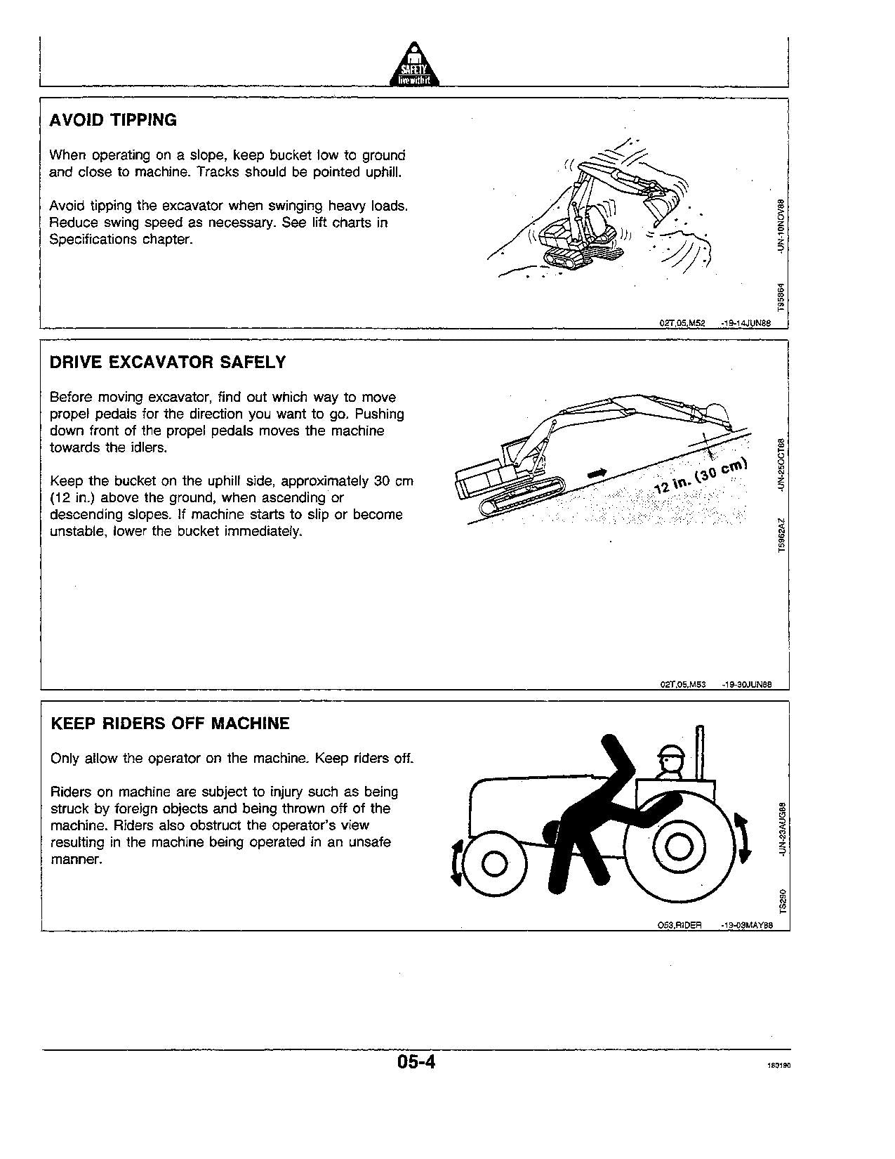 JOHN DEERE 690D 690DLC EXCAVATOR OPERATORS MANUAL #1